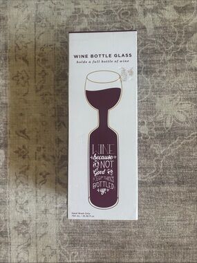 EARTHBOUND White Box with Gold Typography Wine Quote